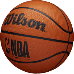 Ballon de basketball taille 7 - Ballon WILSON NBA DRV orange