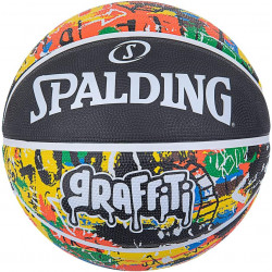 Spalding Graffiti Ball 84377Z, Unisex basketballs, Grey, 7 EU