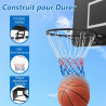 COSTWAY Panier de Basket Anneau Suspendu avec Filet Toutes Saisons