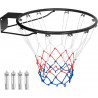 COSTWAY Panier de Basket Anneau Suspendu avec Filet Toutes Saisons