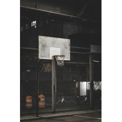 Panier de basket mural avec panneau